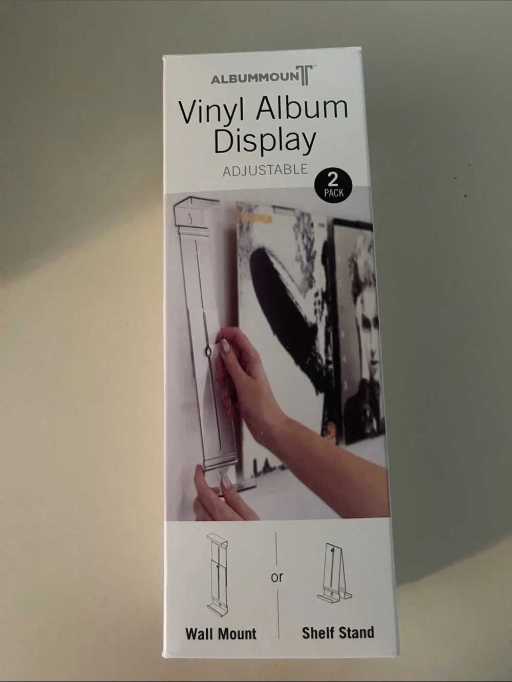 AlbumMount Vinyl Album Display - Clear